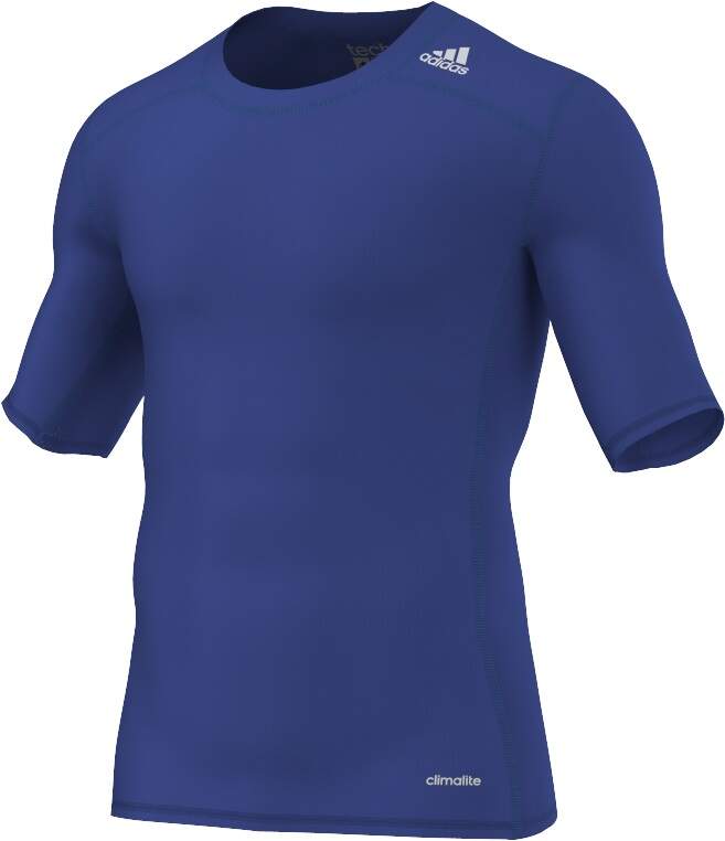 Adidas Compression SSTechfit Shirt Base royal blau S