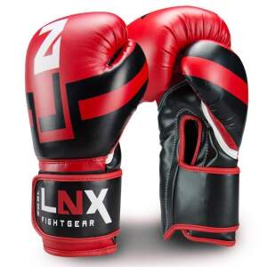 LNX Boxhandschuhe &quot;Performance Pro&quot; schwarz/rot 14oz
