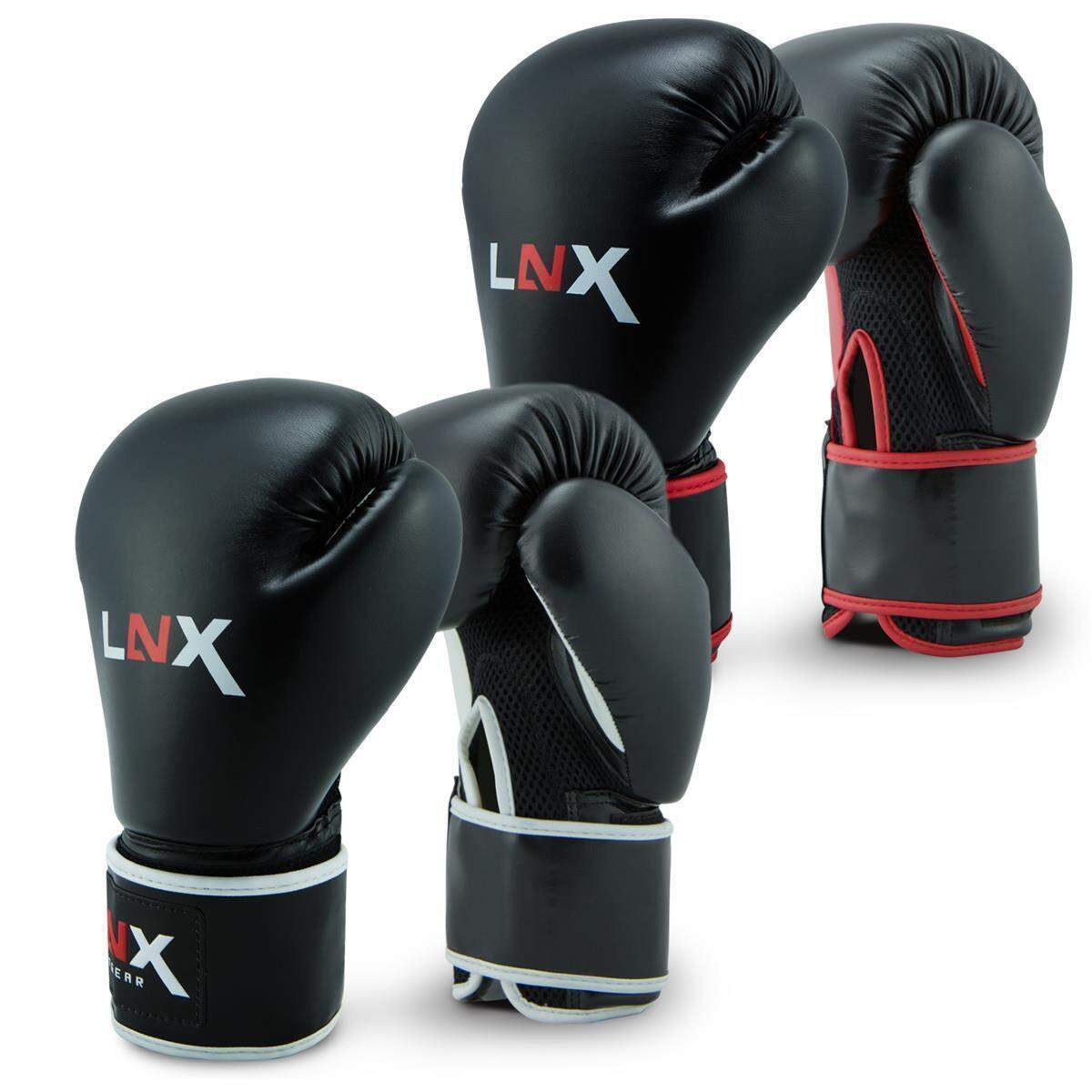 LNX Boxhandschuhe Performance Pro 10 12 14 16 Oz ideal für Kickboxen Boxen Muay Thai MMA Kampfsport UVM 