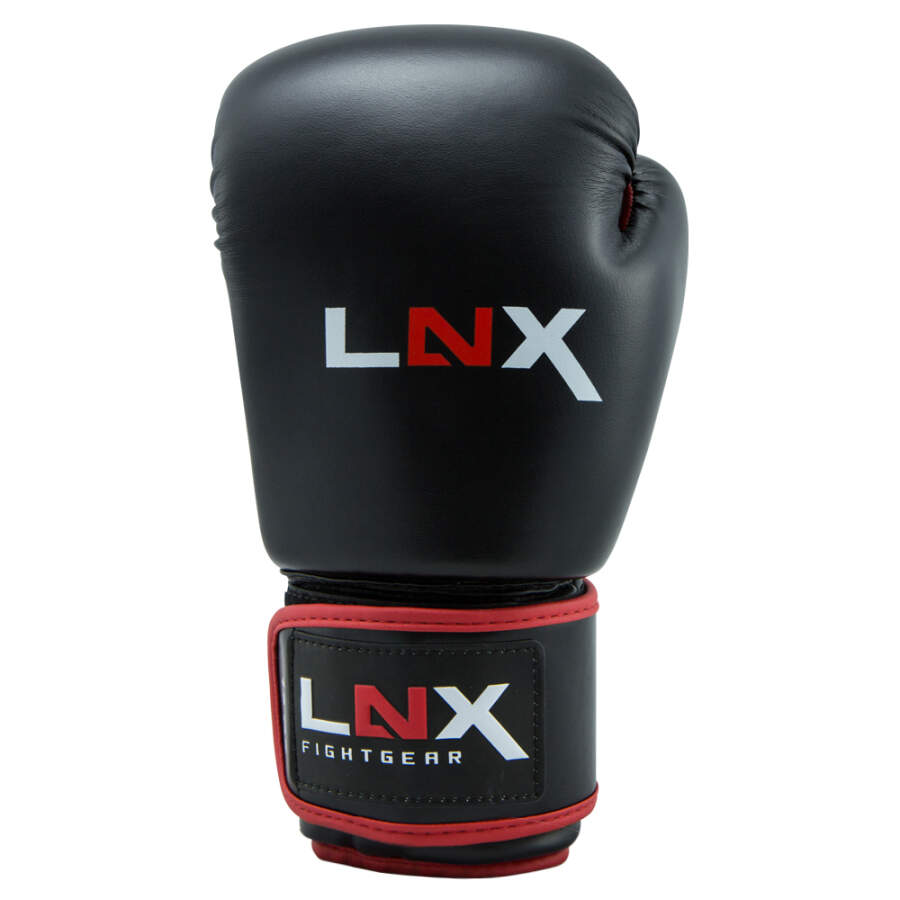 LNX Boxhandschuhe Pro Fight Evo schwarz/rot (001) 10 Oz