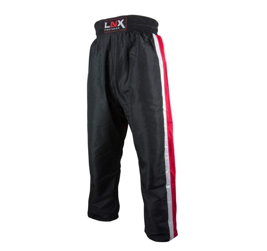 LNX Kickboxhose &quot;X-Speed&quot; schwarz/rot (003) XXL