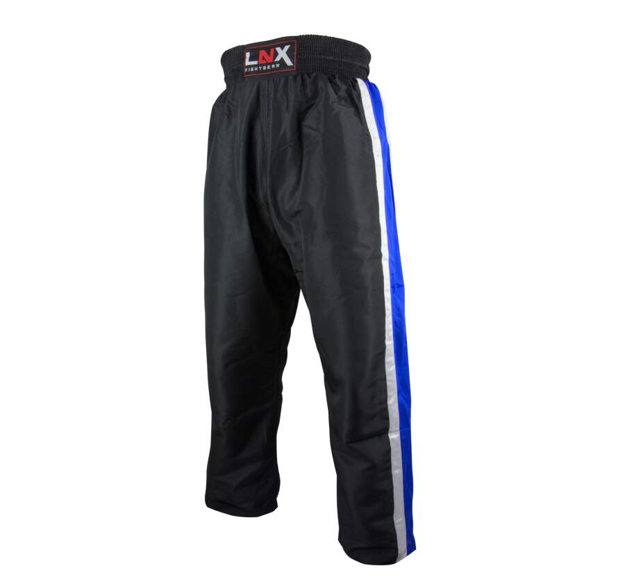 LNX Kickboxhose &quot;X-Speed&quot; schwarz/blau (004) S