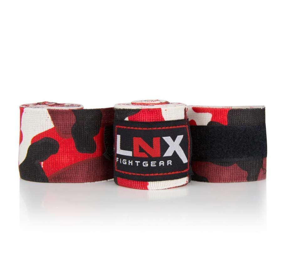 LNX Bandagen/Boxbandagen 2,5m Camouflage camo-rot