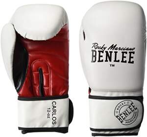 Benlee Boxhandschuhe Carlos weiß/schwarz/rot