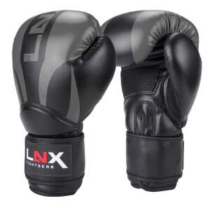 LNX Boxhandschuhe "Nitro" schwarz/grau (004) 10 Oz