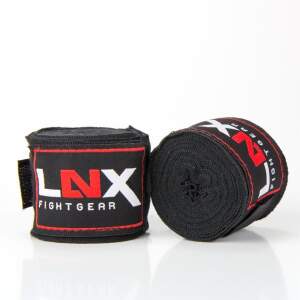 LNX Bandagen/Boxbandagen Doppelpack 4,5m schwarz + rot