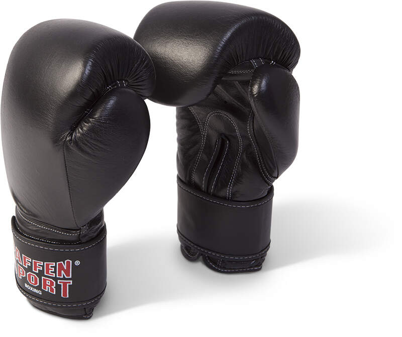 Paffen Sport Boxhandschuhe KIBO FIGHT f&uuml;r das Sparring schwarz 12oz