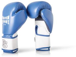 Paffen Sport Boxhandschuhe FIT f&uuml;r das Training blau/weiss 10oz
