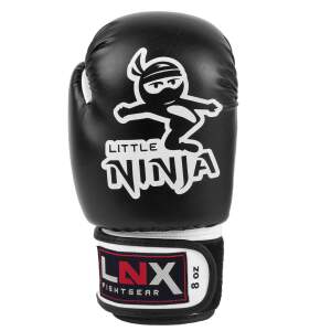 LNX Boxhandschuhe Kinder &quot;Little Ninja&quot; schwarz (001)