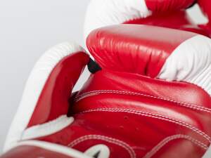 Paffen Sport Boxhandschuhe ESSENTIAL  f&uuml;r das Sparring rot/wei&szlig; 10OZ