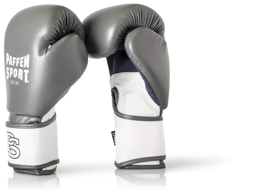 Paffen Sport Boxhandschuhe FIT für das Training grau/weiß 14oz