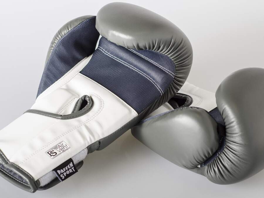 Paffen Sport Boxhandschuhe FIT für das Training grau/weiß 14oz