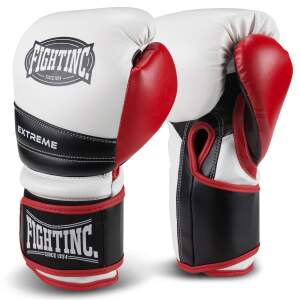 Fightinc. Boxhandschuhe Extreme weiß/schwarz (101)