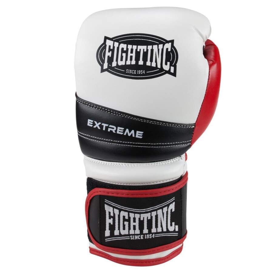 Fightinc. Boxhandschuhe Extreme weiß/schwarz (101) 14 Oz