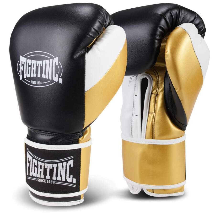 Fightinc. Boxhandschuhe Legacy schwarz/gold (002) 16 Oz
