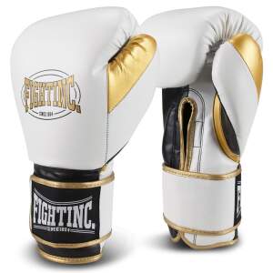 Fightinc. Boxhandschuhe Legacy weiß/gold (101)