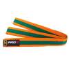 Pro4 Budo G&uuml;rtel Zweifarbig orange/gr&uuml;n 220cm