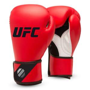 UFC Boxhandschuhe Fitness Training schwarz/wei&szlig;/silber 6 OZ