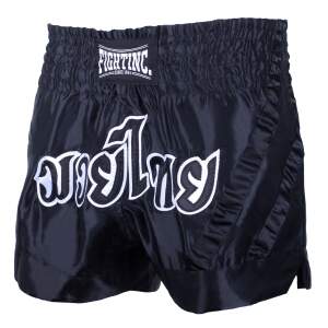 Fightinc. Muay Thai Shorts Traditional schwarz/schwarz (001) M
