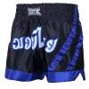 Fightinc. Muay Thai Shorts Traditional schwarz/blau (002) S