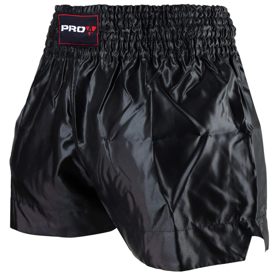Pro4 Muay Thai Shorts Fighter schwarz/schwarz (001) XXL