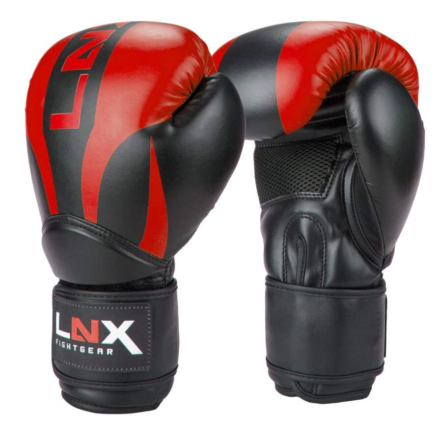LNX Boxhandschuhe Nitro schwarz/rot (001) 10 Oz