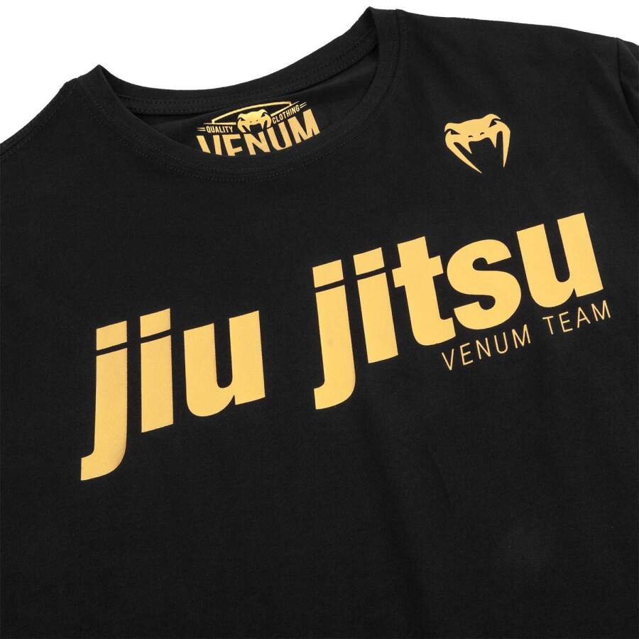 Venum T-Shirt VT Jiu Jitsu  schwarz/gold S