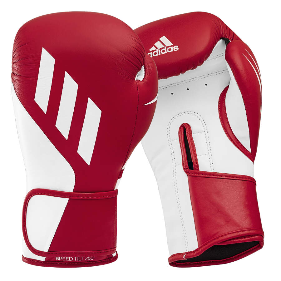 Adidas Boxhandschuhe Speed Tilt 250 rot/wei&szlig;