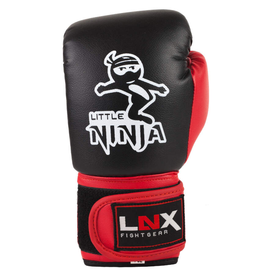 LNX Boxhandschuhe Kinder Little Ninja 6oz schwarz/rot