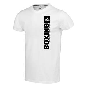 Adidas T-Shirt Community Boxing Vertical weiß
