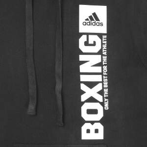 Adidas Sleeveless Hoodie Community Boxing vertical schwarz