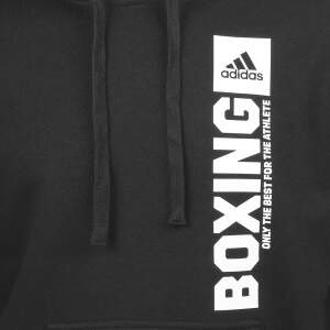 Adidas Hoodie Community Boxing vertical schwarz