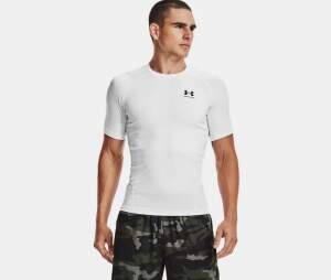Under Armour Compression SS HG weiss (100)