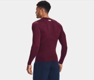 Under Armour Compression LS HG maroon (609)