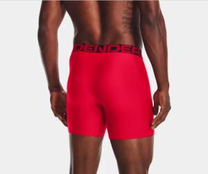 Under Armour Boxers Tech 15cm 2er-Pack rot (600)