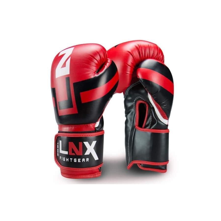 LNX Boxhandschuhe &quot;Performance Pro&quot; LEDER rot/schwarz (601) 14 Oz