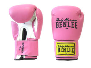 Benlee Boxhandschuhe Training  RODNEY - pink/weiss 10 Oz